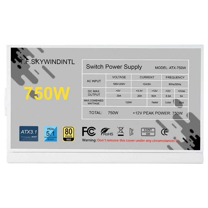 Белый 750 Вт 850 Вт 1000 Вт 12 – обзор и цена 1000W White Modular Power Supply